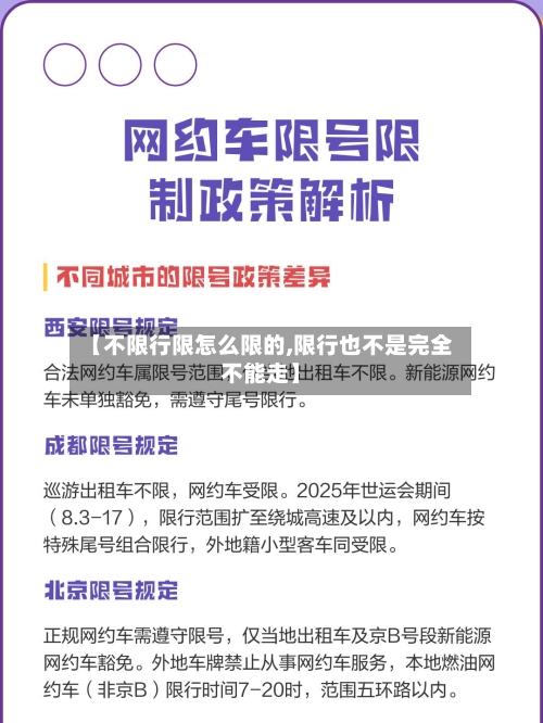 【不限行限怎么限的,限行也不是完全不能走】-第3张图片