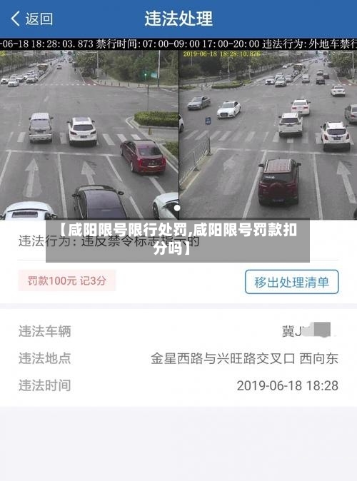 【咸阳限号限行处罚,咸阳限号罚款扣分吗】-第2张图片