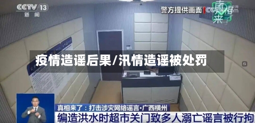 疫情造谣后果/汛情造谣被处罚-第2张图片