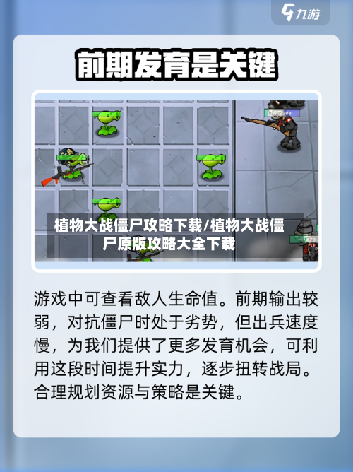 植物大战僵尸攻略下载/植物大战僵尸原版攻略大全下载