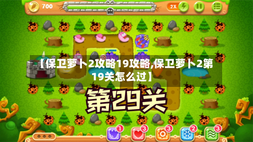 【保卫萝卜2攻略19攻略,保卫萝卜2第19关怎么过】