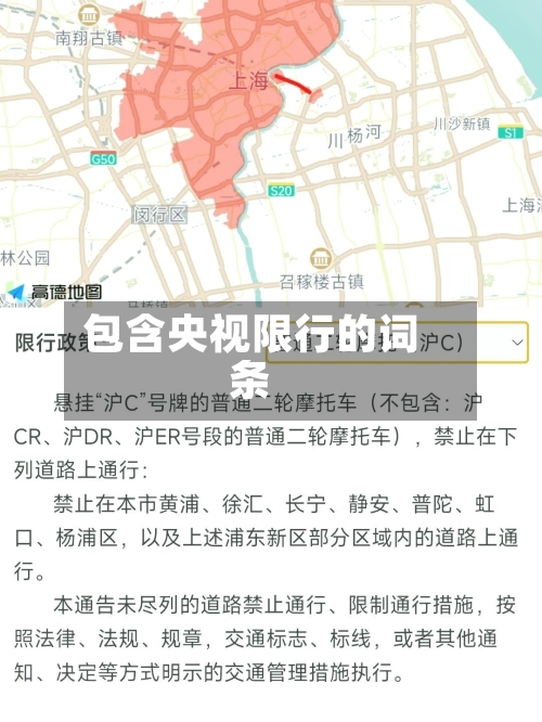 包含央视限行的词条-第2张图片