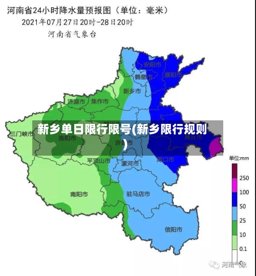 新乡单日限行限号(新乡限行规则)
