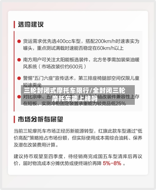 三轮封闭式摩托车限行/全封闭三轮摩托车能上牌吗-第2张图片