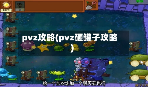 pvz攻略(pvz砸罐子攻略)-第2张图片