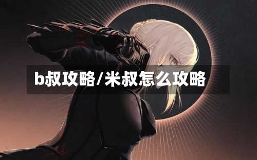 b叔攻略/米叔怎么攻略-第3张图片