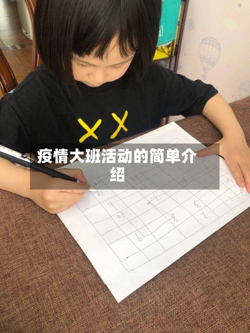 疫情大班活动的简单介绍