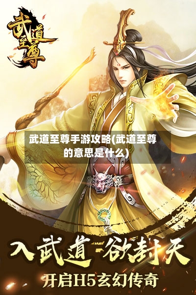 武道至尊手游攻略(武道至尊的意思是什么)